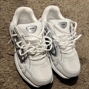 Dior White and Gray Sneakers